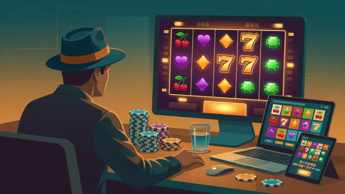 Ecrã de jogo do Betwest Casino com slots em destaque